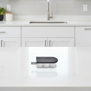 Sistema de elevación de puertas de gabinete 3 en 1 de plástico y acero, conectores de herrajes chapados para muebles, diseño no desmontable, amortiguador único - Product Image 1