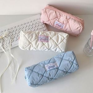 Bolsas de Cosméticos de Viaje Kawaii con Abertura Amplia, Lindas Bolsas Pequeñas Acolchadas de Algodón con Cierre, Estuche para Lápices de Maquillaje, Impresión Promocional en Serigrafía - Product Image 2