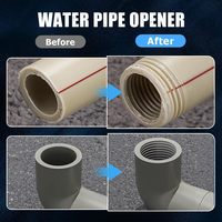 Fileteuse pour tuyaux, filetages internes et externes, perceuse 4/6 branches, tuyau PPR 1/2+3/4, outil de coupe de filetage universel en acier au carbone à tige hexagonale