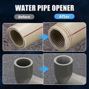 Alat Pemotong Ulir Pipa Internal Eksternal Bor 4/6 Cabang Pipa PPR 1/2+3/4 Universal Baja Karbon Hex Shank - Product Image 4