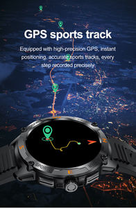 1.43 אינץ 'מסך amoled Qw76 חיצוני חכם שעון gps תנועה מסלול פונקציה 100 + מצבי ספורט bt שיחה עוזרים חכם - Product Image 6