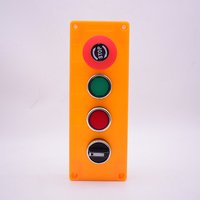 Boîte de bouton START/STOP blanc jaune 1/2/3/4/5 trous boîte de commande d'interrupteur à bouton en plastique ABS