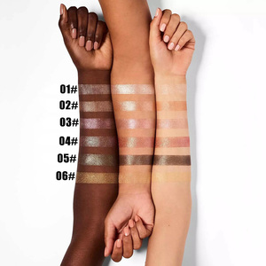 Resaltador ligero de ojos con purpurina, brillo transparente suave, uso individual o edificable, 6 tonos, venta al por mayor y logotipo personalizado, OEM disponible - Product Image 2