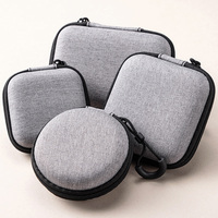 Étui de rangement pour accessoires numériques, personnalisé, portable, étanche, antichoc, en EVA, pour emballage d'achats, écouteurs, câbles, chargeurs, avec fermeture éclair