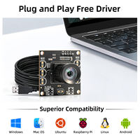 Module de caméra USB ZWAK OV9281 720P CMOS à exposition globale, haute vitesse 210fps 120FPS, noir et blanc, garantie 1 an