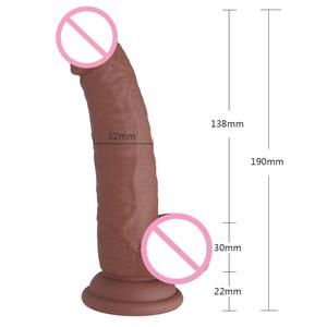 Vibratore Morbido in Silicone <span class=keywords><strong>per</strong></span> <span class=keywords><strong>Principianti</strong></span>, 10 Modalità, Impermeabile, Ricaricabile USB, Dildo Realistico con Funzione Burst a un Tasto - Product Image 6