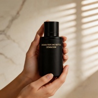 Flacon de parfum en verre portable de 30 ml en forme de cylindre avec couvercle magnétique, atomiseur de luxe de 50 ml et 100 ml, flacon de parfum vaporisateur avec boîte personnalisée