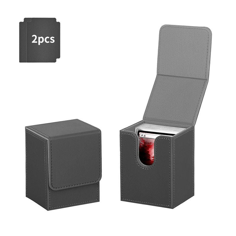 Scatola verticale inserto - 100 grigio - 2 carte nere