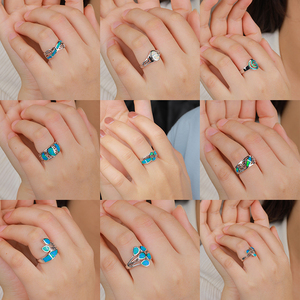 थिना-युग 925 स्टर्लिंग सिल्वर ओपल छल्ले: प्रीमियम गुणवत्ता, ओरिवंशज और देवी-स्तरीय ज्ञान-प्रभावित लालित्य - Product Image 6