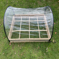XWP025 grand lit de jardin extérieur avec revêtement en PVC sol de jardinière de légumes en bois de sapin pour la plantation de Pot de fleur de pépinière à la maison