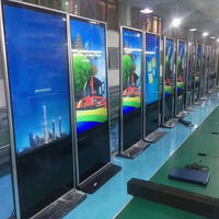 Équipement publicitaire libre-service de kiosque d'écran tactile numérique interactif de Full HD pour la conception de support de plancher de centres commerciaux