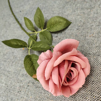 Nouvelle rose en soie artificielle, fleurs ouvertes colorées, décoration pour la remise des diplômes, la fête des mères, la Saint-Valentin, Noël