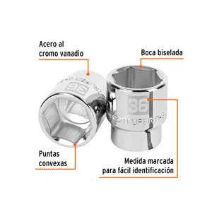 Master con 18 unità presa 36mm, 6 punti, 3/4 'azionamento, Truper - Product Image 2