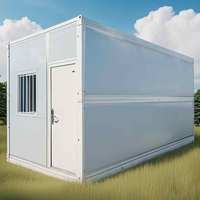 Casa Container Impermeabile Smontabile 20ft, Edificio Modulare Prefabbricato per Ufficio e Alloggio