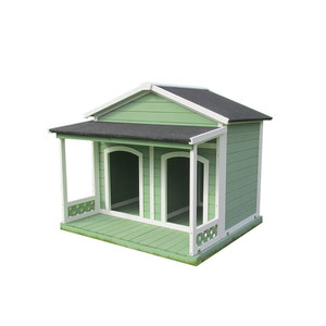 Casa <span class=keywords><strong>para</strong></span> <span class=keywords><strong>Perros</strong></span> <span class=keywords><strong>de</strong></span> Exterior, Pequeña a Mediana, <span class=keywords><strong>de</strong></span> <span class=keywords><strong>Madera</strong></span> Maciza, Cama <span class=keywords><strong>para</strong></span> Mascotas, Estilo Villa <span class=keywords><strong>de</strong></span> Dos Puertas, Impermeable, Cálida, con Cierre <span class=keywords><strong>de</strong></span> Bisagras, Sin Ensamblaje - Product Image 3