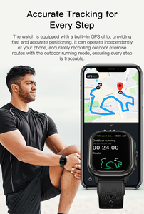 Không thấm nước kỹ thuật số Smartwatch GPS Heart Rate Monitor <span class=keywords><strong>Pedometer</strong></span> tập thể dục Tracker chức năng IP68 thể thao cứu trợ thể thao đồng hồ - Product Image 6