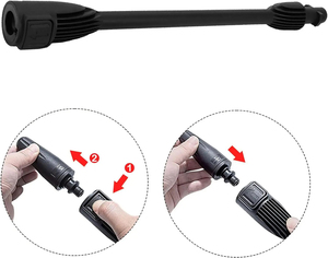 Kaicher K Series Outils de nettoyage de <span class=keywords><strong>voiture</strong></span> Pistolet à mousse réglable avec 2 buses Buse turbo rotative Feu direct 2 buses Tige d'extension - Product Image 3