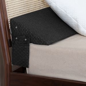 Cojín de noche con patrón sólido moderno, <span class=keywords><strong>cama</strong></span> triangular, reposacabezas, respaldo, espacio, <span class=keywords><strong>cama</strong></span> de esponja, puente, colchón, <span class=keywords><strong>cama</strong></span>, tapón de costura, <span class=keywords><strong>espuma</strong></span> viscoelástica - Product Image 5