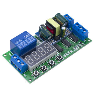 IO23B01 AC 110V 220V Convertidor Multifunción Relé de autobloqueo Módulo de temporizador de ciclo PLC Interruptor de tiempo de retardo - Product Image 1