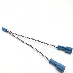 Car Audio Speaker Wire 1 To 2 <b>Splitter</b> <b>Cable</b> For BMW Tweeter Conversion Non Shielded PVC Jacket Male Female Connector - Product Image 1