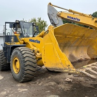Cargadora de Ruedas Komatsu 470 WA470 Usada, Equipo de Construcción, Cargadora Frontal Japonesa WA380 en Buenas Condiciones