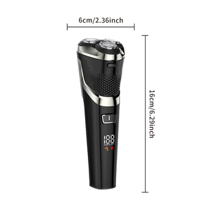 Three-Blade Waterproof Rotary <b>Shaver</b> TYPE-C Charging Floating Rotating Design USB Power for Household Hotel Use Triple Blade - Product Image 3