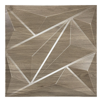 Panneau mural 3D en PVC de haute qualité |   Panneau d'accentuation intérieur moderne pour salle de bain et hôtel, texturé, antistatique, léger et durable