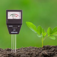 Testeur d'acidité du sol et de pH 2 en 1, mesureur de fertilité pour la fertilité du sol