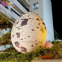 Ovo gigante inflável personalizado, ovo de páscoa decorativo personalizado com 4 metros/ovo de páscoa inflável