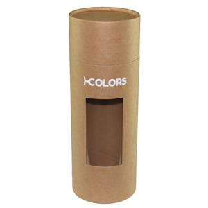 Tái chế thủ công hộp các tông phân hủy sinh học giấy kraft bao bì ống với cửa sổ rõ ràng - Product Image 2