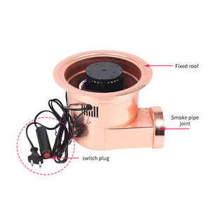 Grilles <span class=keywords><strong>de</strong></span> <span class=keywords><strong>barbecue</strong></span> électriques au <span class=keywords><strong>charbon</strong></span> <span class=keywords><strong>de</strong></span> <span class=keywords><strong>bois</strong></span> pour restaurant coréen, moteur d'extraction <span class=keywords><strong>de</strong></span> fumée 75W (tuyau supérieur) et 120W (tuyau inférieur) - Product Image 6