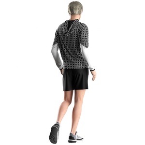 Survêtement de sport pour homme avec fermeture éclair intégrale, sublimation, pour activités de plein air, par le fabricant Wrestling, veste à capuche noire zippée - Product Image 6