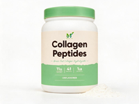 OEM-- Poudre de peptides de collagène 1LB (454 G), bovin nourri à l'herbe |   Collagène hydrolysé