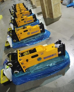 Marteau hydraulique SOOSAN SB40 pour mini-excavatrices, garantie d'un an, brise-roche hydrauliques, outils de rechange, boîte à outils, gaz azote - Product Image 4