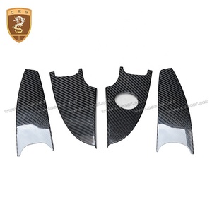 Cinta adhesiva de 3M para puerta Interior de coche, embellecedor de fibra de carbono para tablero de automóvil Mercedes Bens Clase S, W223, S400L, S450, <span class=keywords><strong>Maybach</strong></span>, <span class=keywords><strong>S480</strong></span>, S500 - Product Image 4