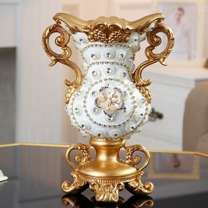 Gran jarrón de estilo europeo-Retro de cerámica de lujo para decoración del hogar - Product Image 4