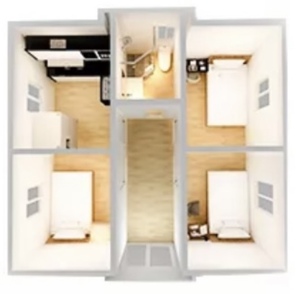 Case container da 20 piedi con 2 camere da letto <span class=keywords><strong>casa</strong></span> container espandibile da 40 piedi con <span class=keywords><strong>casa</strong></span> container espandibile da bagno - Product Image 5