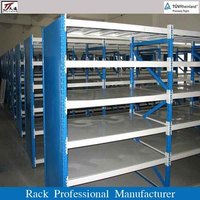 Supports de stockage empilables de supermarché d'outil en acier de fer de cargaison de revêtement industriel de poudre d'entrepôt d'équipement de stockage moyen/résistant