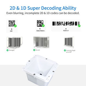 เครื่องสแกนบาร์โค้ดอุตสาหกรรมแบบฝังตัว1D 2D รองรับการ์ดโมดูล OCR เครื่องอ่านรหัสอัตโนมัติ - Product Image 2