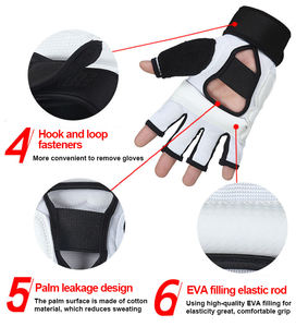 Protection de pied de Taekwondo personnalisée OEM, blanche, durable, respirante, pour l'entraînement et le combat - Product Image 4
