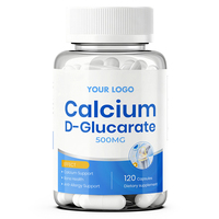 Capsules de Calcium D-Glucarate YTBIO 500mg – Complément Alimentaire pour le Bien-être Quotidien – Marque Privée OEM