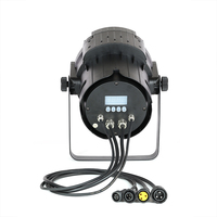 LEAHUA - Luz Estroboscópica Resistente al Agua para Escenarios, 18 x 6 W, RGBW, 4 en 1, IP65, para Bodas, DJ, Discotecas, Bares