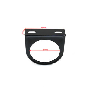 Support de tableau de bord de voiture à trou unique en fer noir 52 mm, accessoire de support de tableau de bord à trou unique pour voitures, vente chaude - Product Image 5