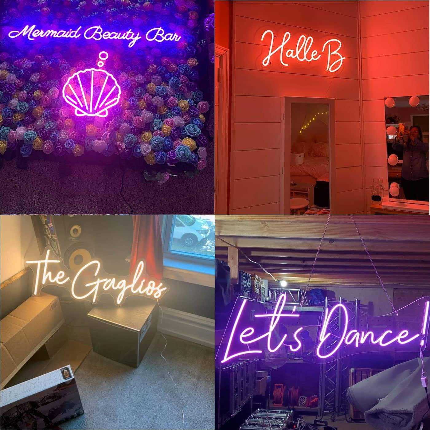 Fast Delivery Dropshipping Acrylic LED Neon Light Sign IP65 Custom Logo for Party