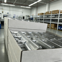 Échelle de chantier perforée en acier galvanisé robuste, directement de l'usine, réductions en gros pour projets personnalisés