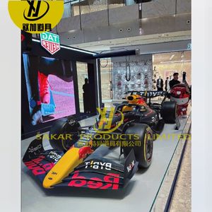 Grande sculpture de voiture sur mesure grandeur nature, décoration en fibre de verre, sculpture de voiture de simulation, sculpture de course de <span class=keywords><strong>Formule</strong></span> <span class=keywords><strong>1</strong></span> - Product Image 3