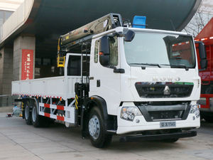 Кран-манипулятор Sinotruk HOWO 6X4, 280 л.с., грузоподъемность 12-16 тонн, с насосом KYB и коробкой передач Huade, максимальная высота подъема 15 м - Product Image 3