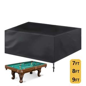 Funda Protectora de Tela Oxford 210D de 7/8/9 Pies para Mesa de Billar y Snooker con Recubrimiento Plateado para Uso Doméstico, También para Mesa de Ping Pong - Product Image 5