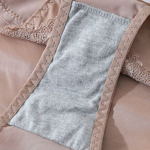 2025最新女式蕾丝内衣素色少女时尚快干比基尼女士舒适日用内裤 - Product Image 4