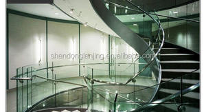 Panel Kaca Tempered 6Mm 8Mm 10Mm 12Mm, Panel Kaca Tempered Melengkung Bening untuk Jendela Balkon Tangga Pintu Pancuran